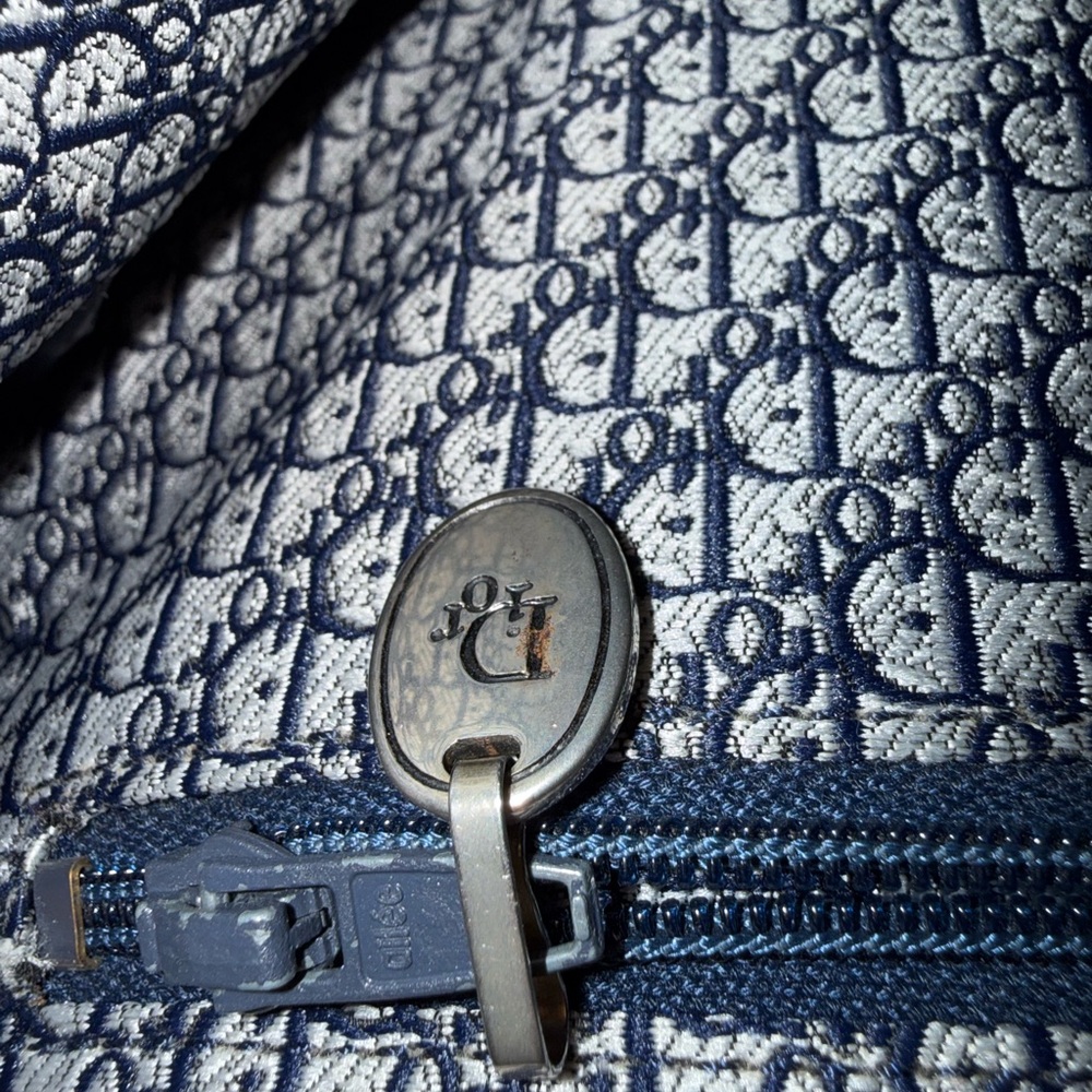 Dior Classic Blue Leather Shoulder Bag - Picture 11 of 13